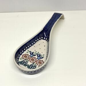 Boleslawcu Handmade Polish Pottery Spoon Rest